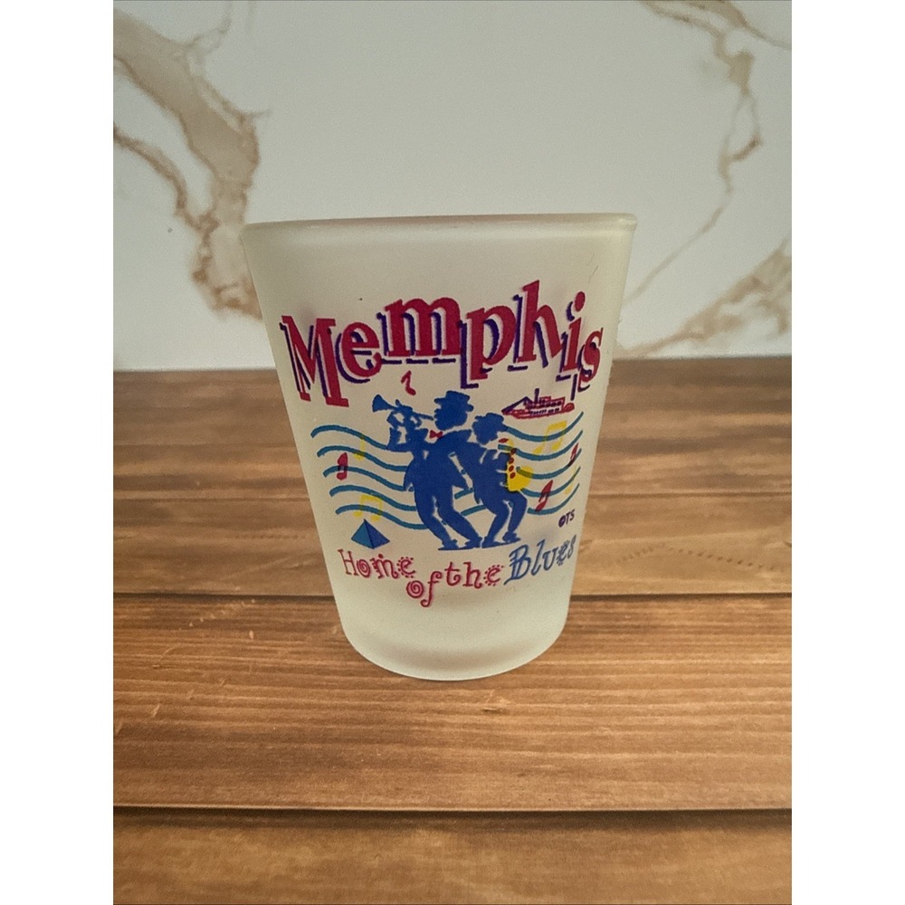 Memphis‎ Home Of The Blues Shot Glass Barware